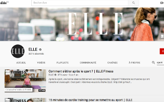 La chaine Youtube « Elle »